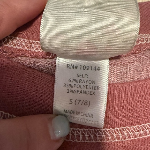 Jenna & Jessie Pink and Gold Short Sleeve Tee with Graphic Design - Picture 7 of 9